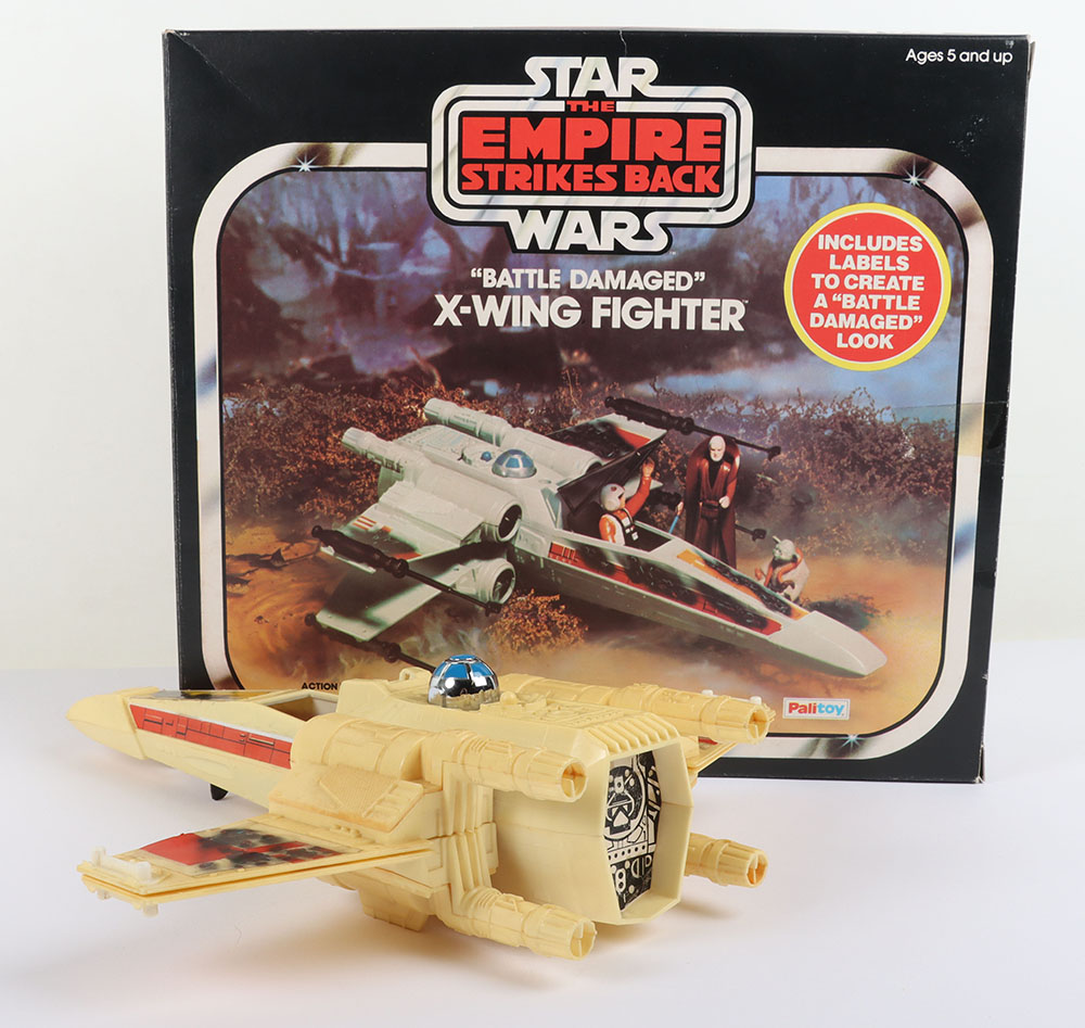 Vintage Palitoy Star Wars X-Wing Fighter (Battle Damaged) Empire Strikes Back 1980 - Image 10 of 14