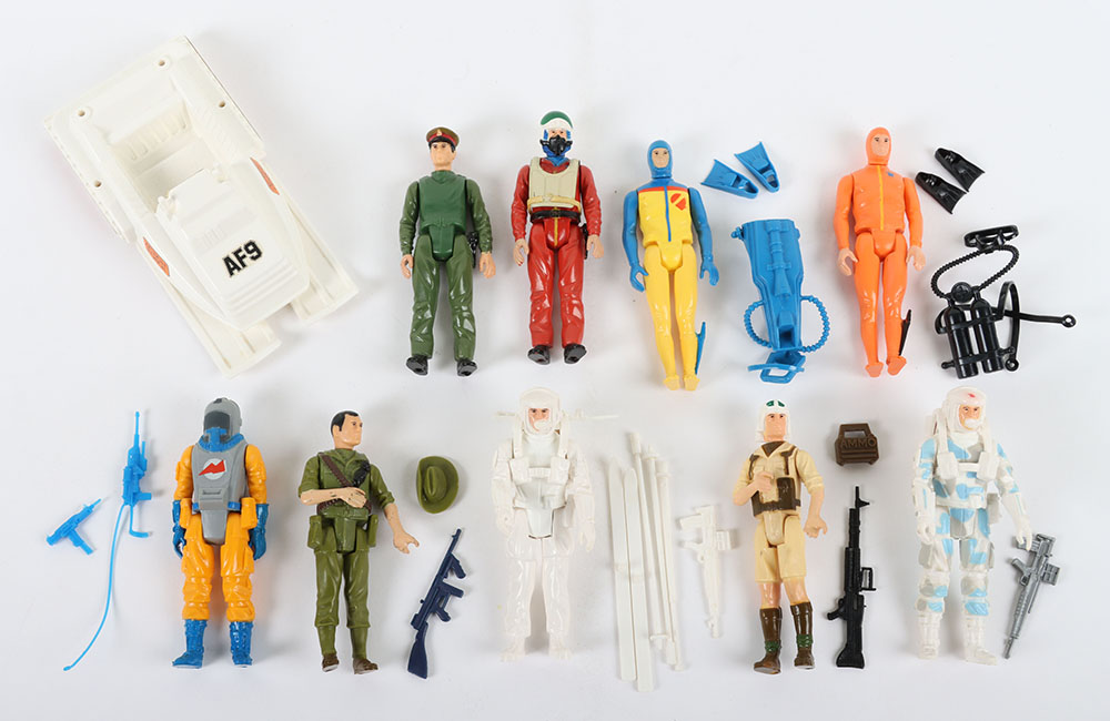 Palitoy Action Force Collection of Action Figures, weapons and accessories, good condition Series 1