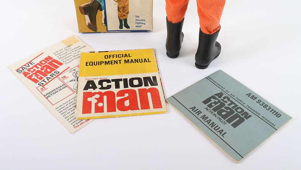 Vintage Action Man Action Pilot by Palitoy 1964, with original box - Image 4 of 8