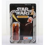 Vintage Star Wars UKG Graded 85 Ben (Obi-Wan) Kenobi on 1978 Palitoy 12 Back B card