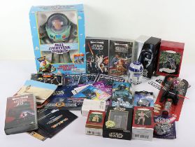Star Wars Collection of Memorabilia Ephemera and Collectables, Including Boba Fett sealed Micro Mach