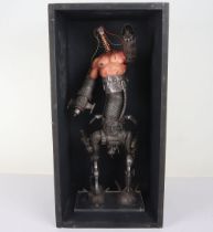 Fantasy Figure, created by Martin Astles, in wooden case