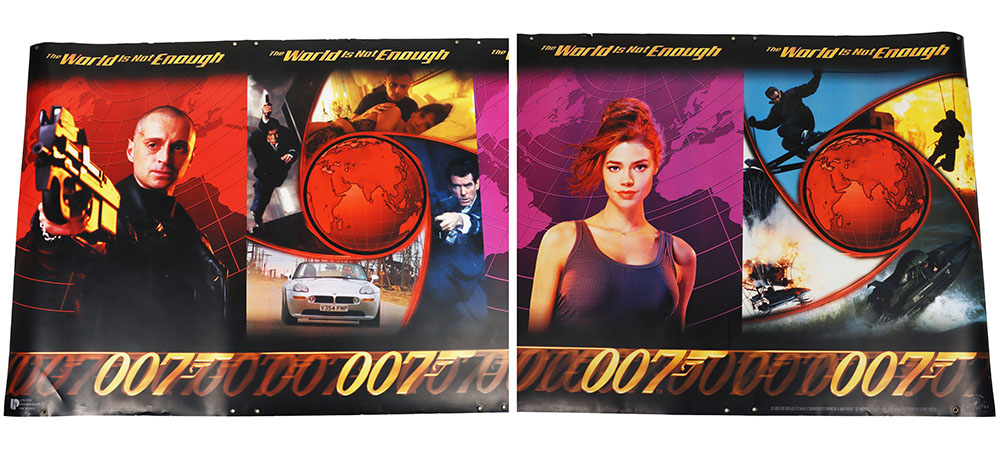 A Collection of Nine Original James Bond Film Posters - Image 9 of 12