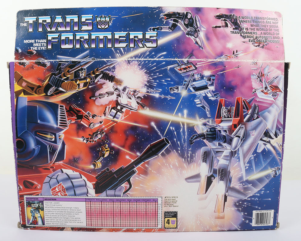 Boxed Hasbro G1 Transformers Decepticon Leader Megatron - Image 3 of 7