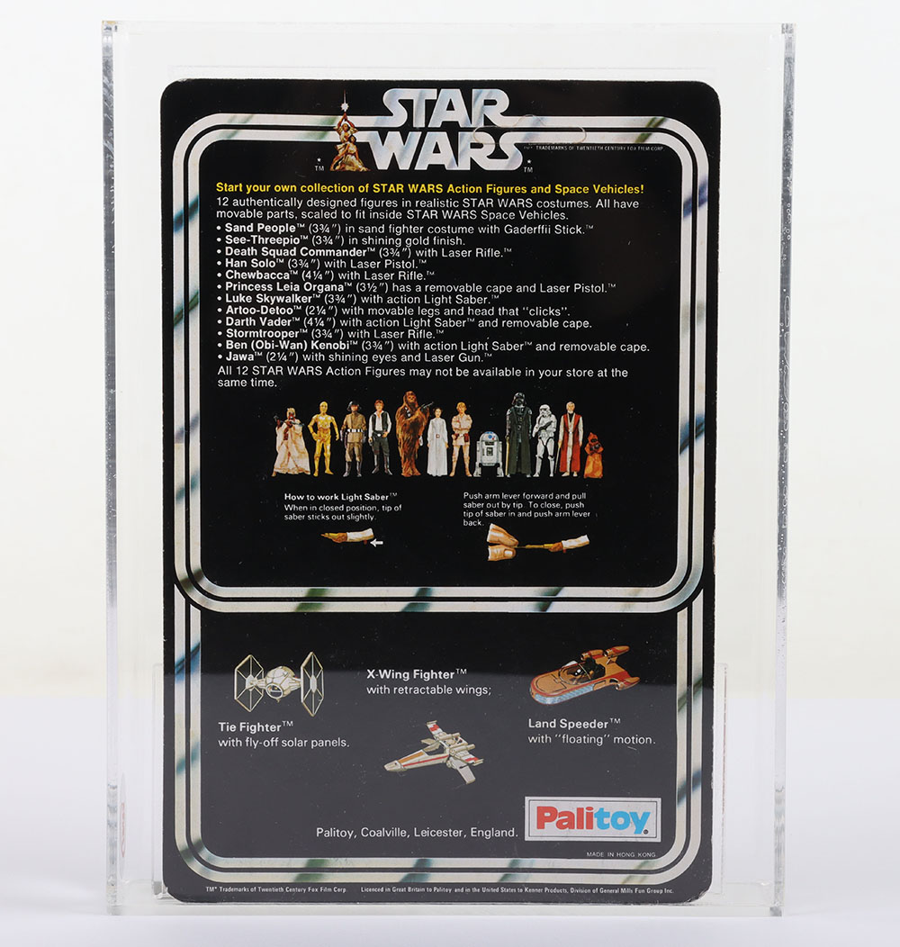 Vintage Star Wars UKG Graded 85 Ben (Obi-Wan) Kenobi on 1978 Palitoy 12 Back B card - Image 8 of 9