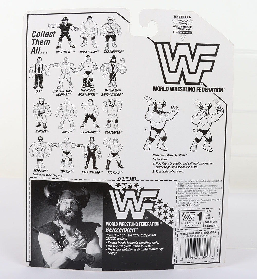 Berzerker series 6 WWF Wrestling figure by Hasbro. - Image 2 of 8