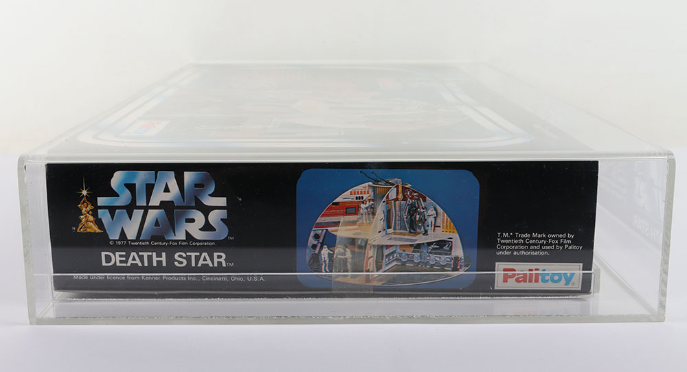 Rare Vintage Star Wars UKG Graded 85 Death Star Palitoy - Image 5 of 9