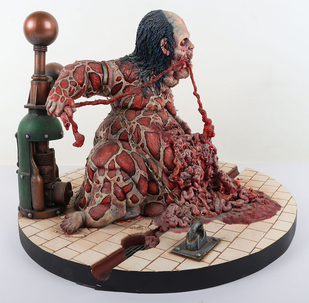 Fantasy Horror Figure, created by Martin Astles, on wooden base, approx size of figure H. 30cms x W - Image 3 of 5