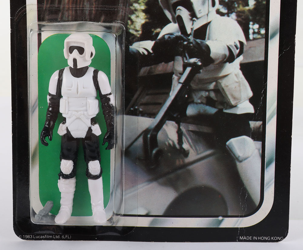 Vintage Star Wars Biker Scout on Palitoy 65 D card - Image 2 of 11