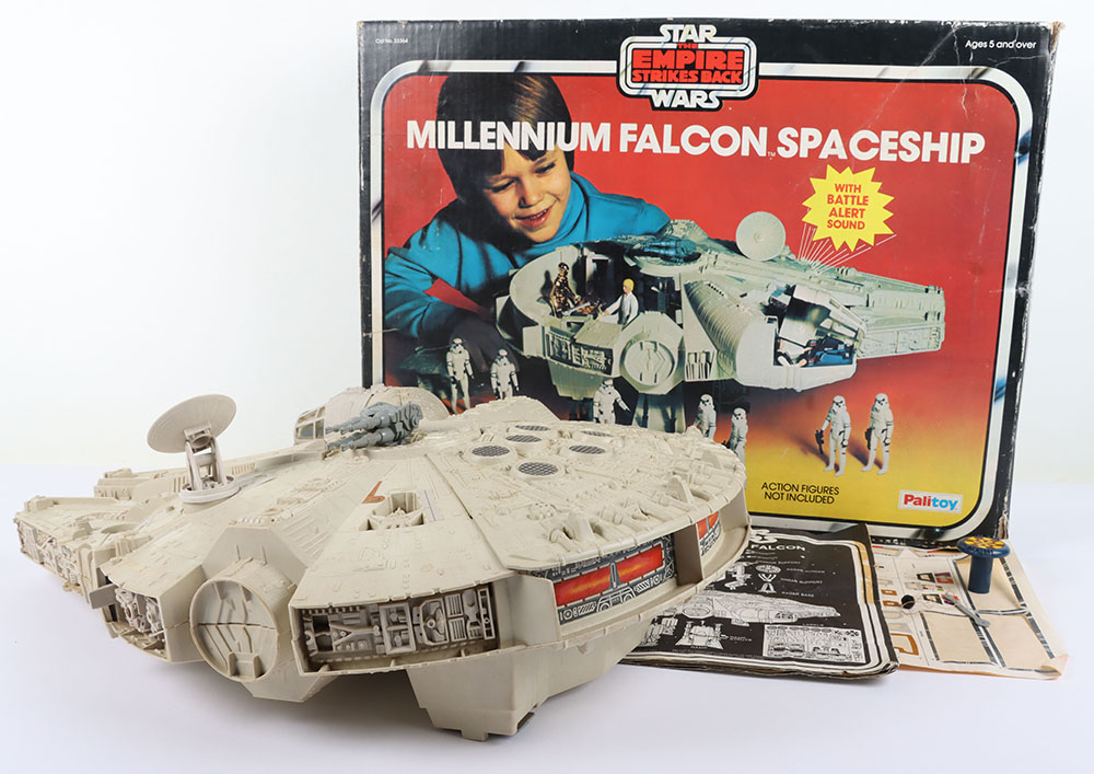 Vintage Star Wars Palitoy Millennium Falcon Empire Strikes Back Boxed Complete 1980 - Bild 2 aus 14