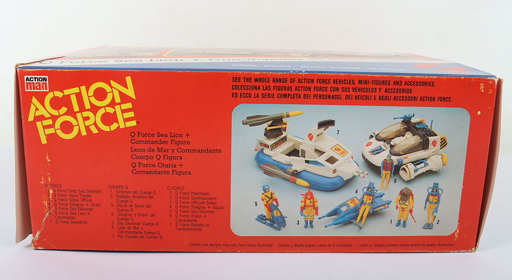Palitoy Action Force Q Force Sea Lion and Commander - Image 9 of 10