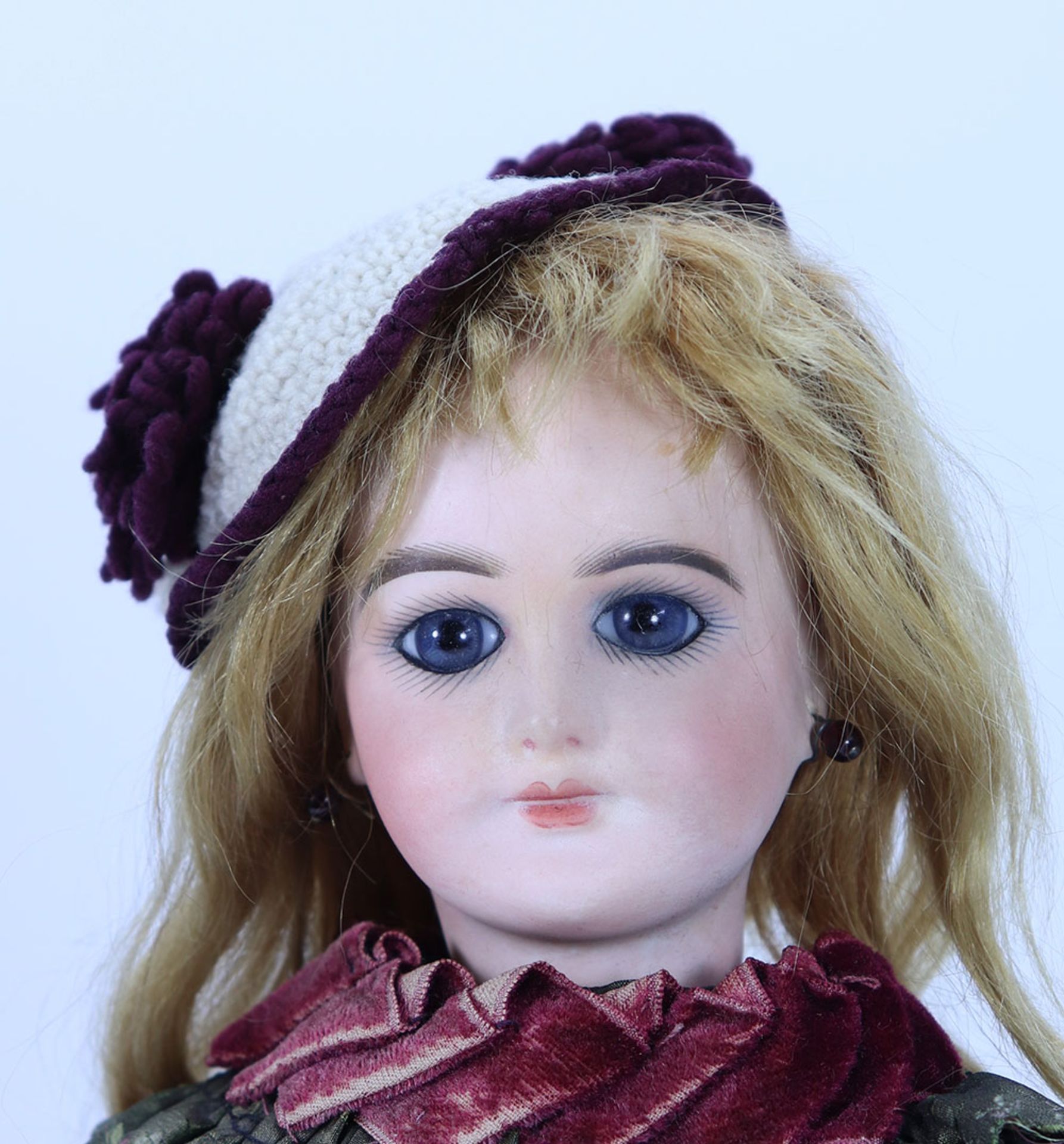 Rare Henri Delcroix ‘PAN’ bisque head Bebe doll, size 5, French circa 1890, - Bild 2 aus 2