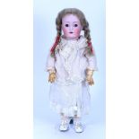 A Kestner 171 bisque head doll, German circa 1915,