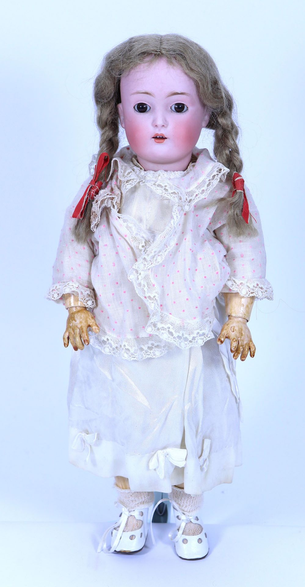 A Kestner 171 bisque head doll, German circa 1915,