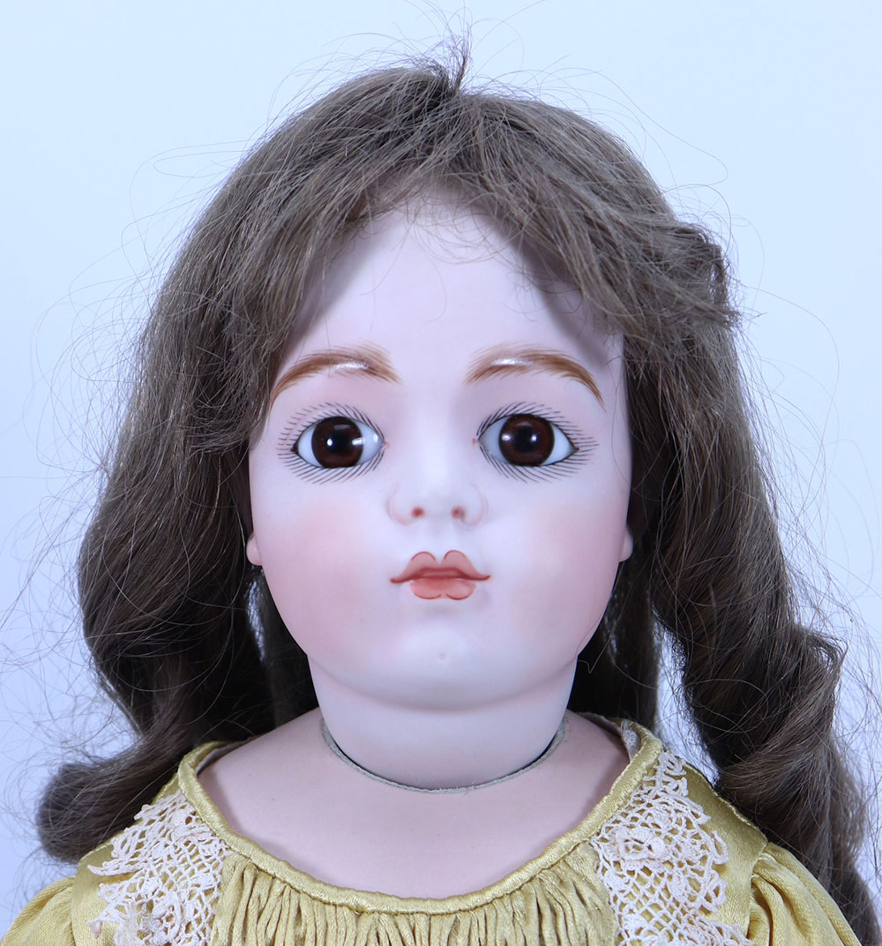 A reproduction Calli-Lou Bru Jne, size 10 bisque shoulder head doll, 1979, - Image 2 of 2