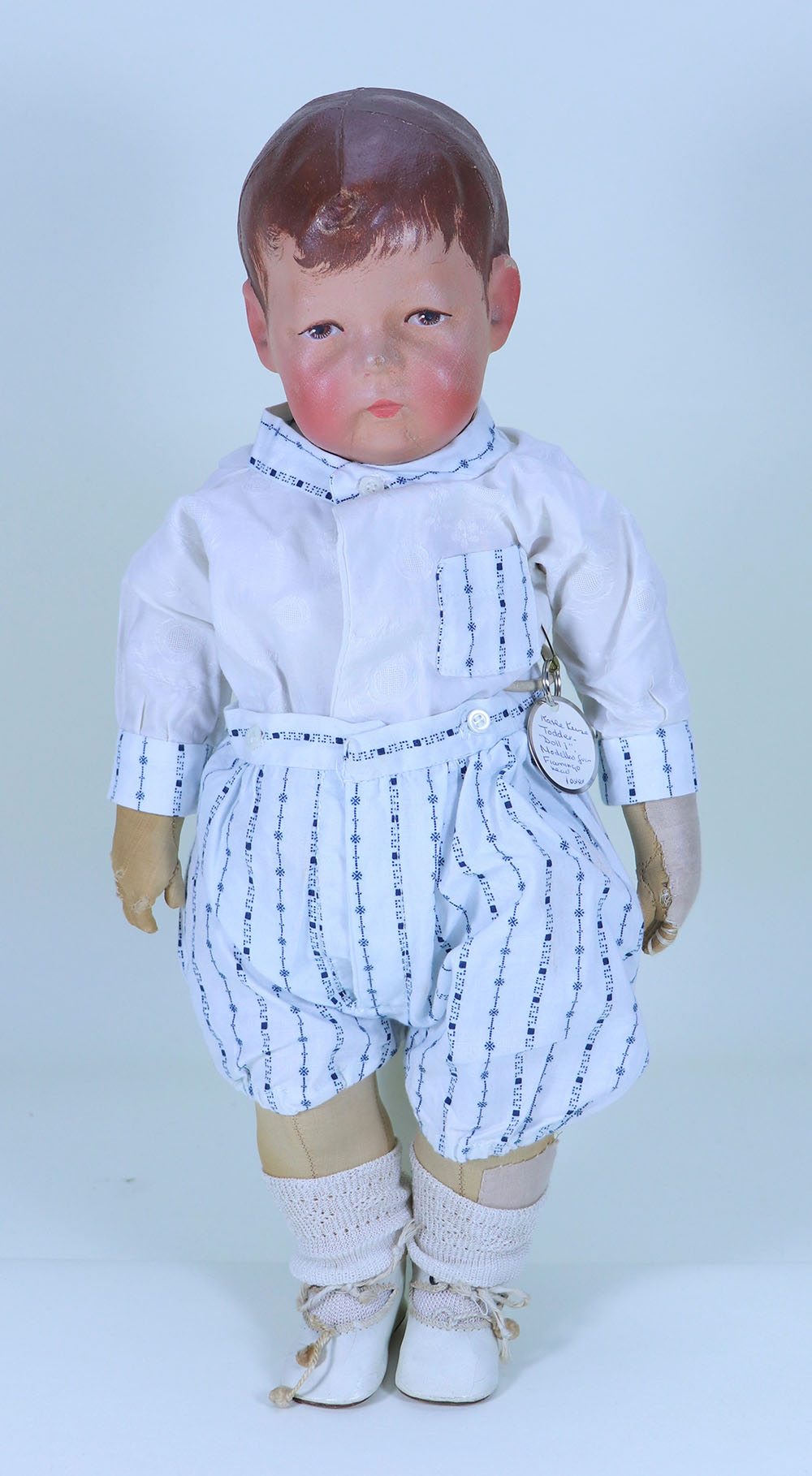 A good early Kathe Kruse cloth doll I, German circa 1910,