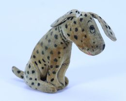 Deans Rag Book ‘Dismal Desmond’ velvet toy dog, English 1920s,