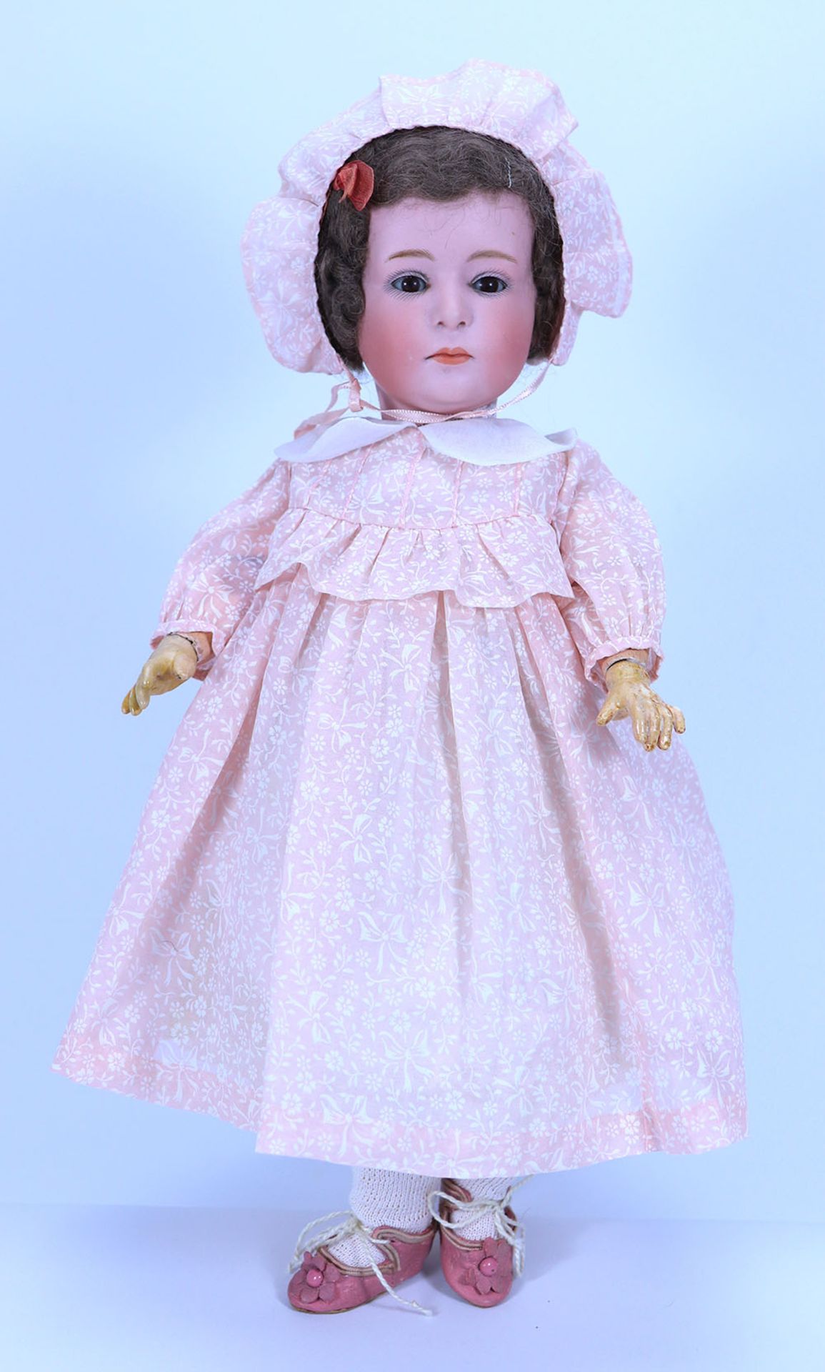 A Gebruder Heubach bisque head ‘Pouty’ doll, German circa 1910,