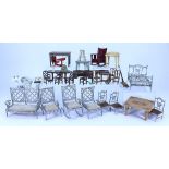 Collection of American Dolls House furniture, 19th/20th century,