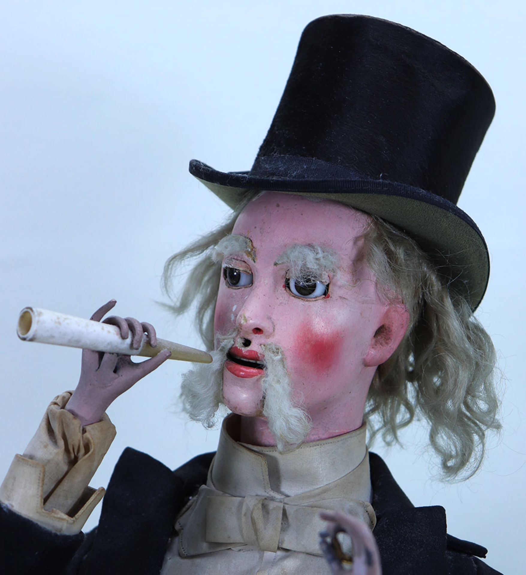 A good and early Gustave Vichy Smoking Gentleman Automata, French 1870s, - Image 3 of 4