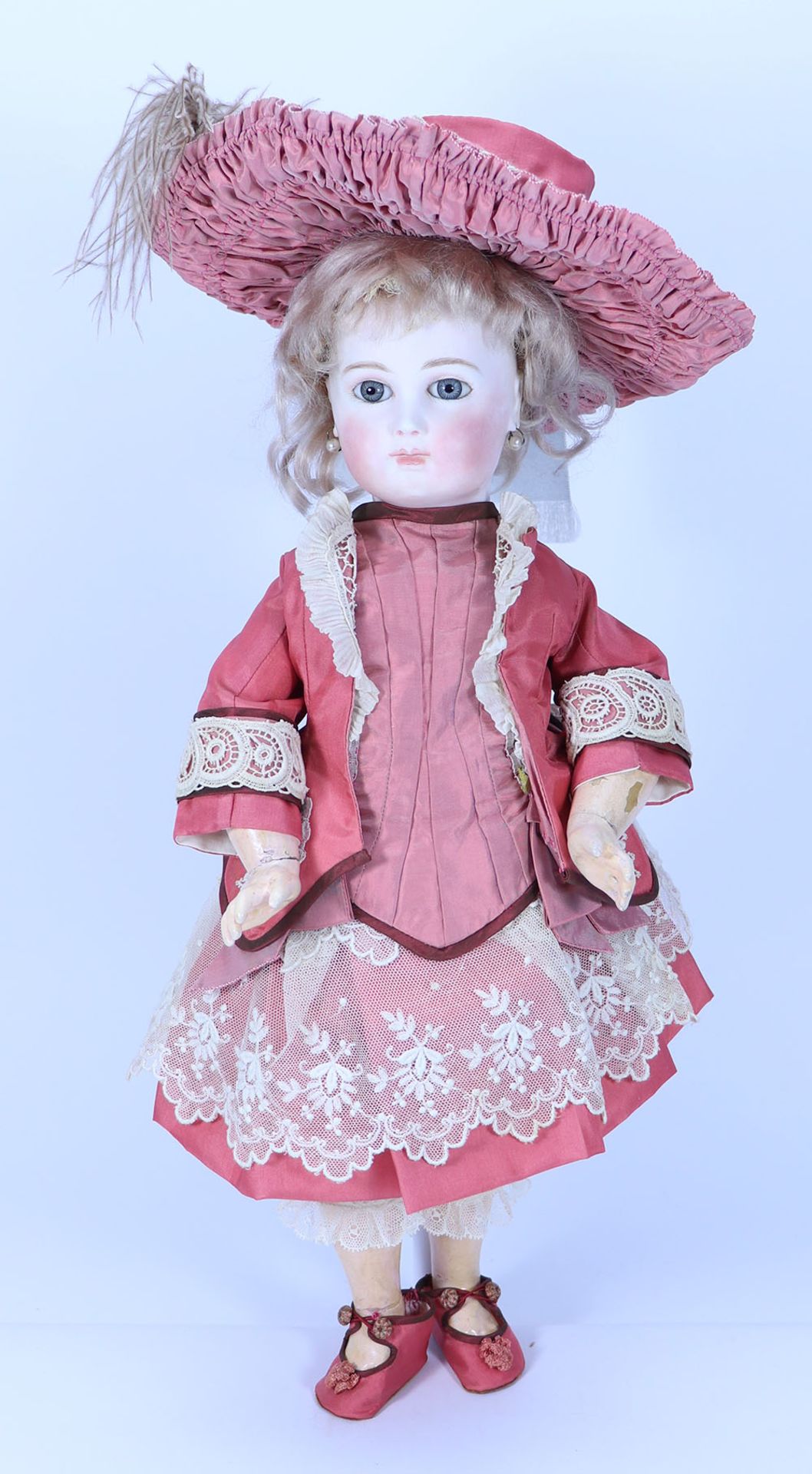 A beautiful early Premier Jumeau bisque head Bebe, French circa 1880,