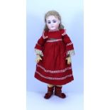 A Bahr & Proschild 203 bisque head doll, German circa 1880,