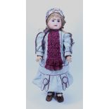 A large Rabery & Delphieu bisque head Bebe doll, size 4, French circa 1890,