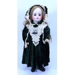 A fine Francois Gaultier bisque head Bebe doll, size 9, French circa 1880,