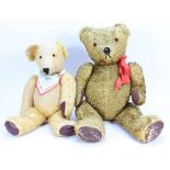 A pair of English Teddy bears, 1950s,