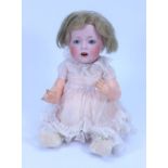 A good J.D Kestner 245 ‘Hilda’ bisque head character baby doll, German circa 1910,