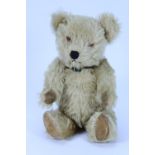Light brown post-war Chiltern mohair Teddy bear,
