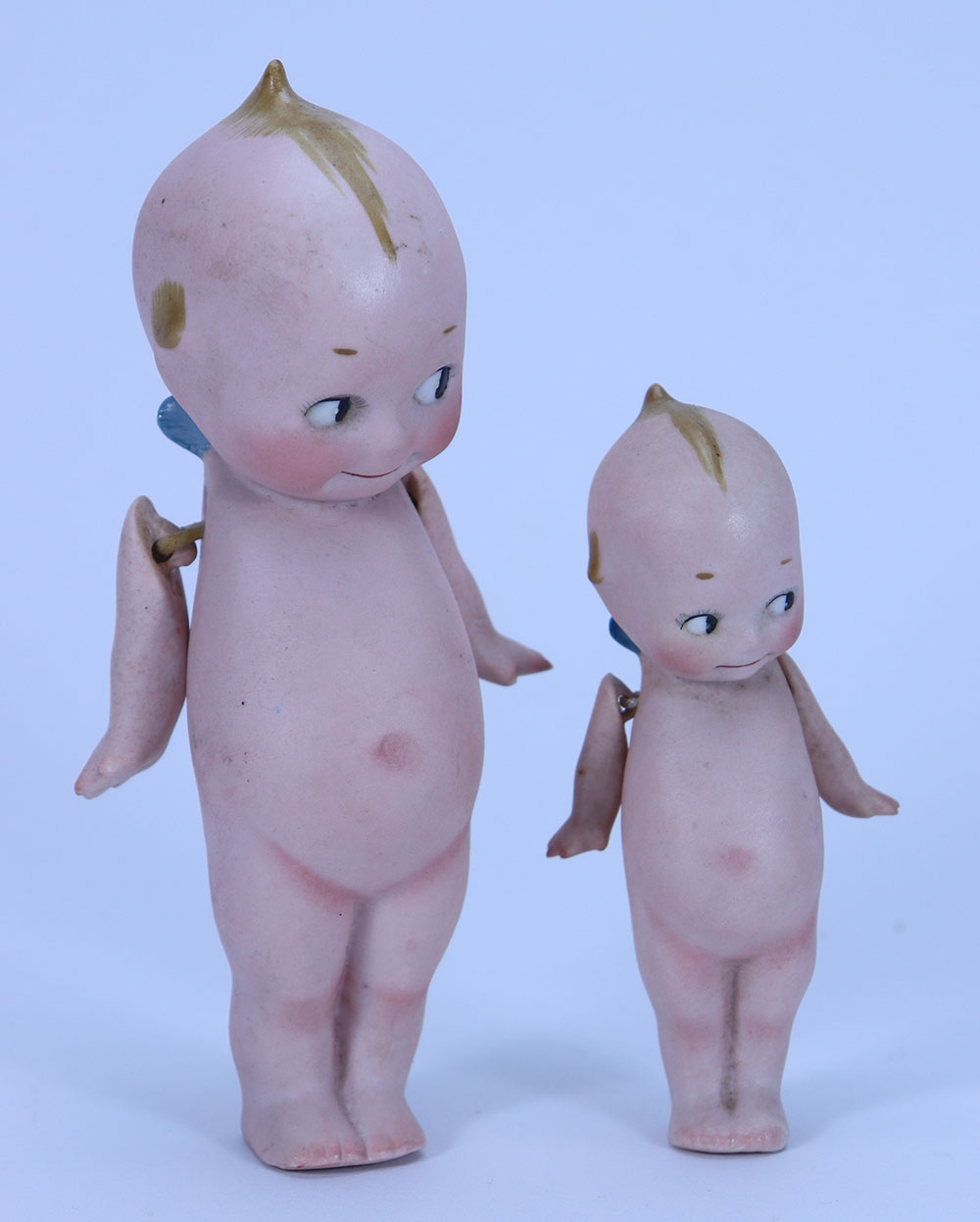 Two Rose O’Neill all-bisque Kewpie dolls, German circa 1912, - Image 2 of 2