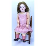 A beautiful and large Eden Bebe bisque head doll, size 14, French circa 1890,