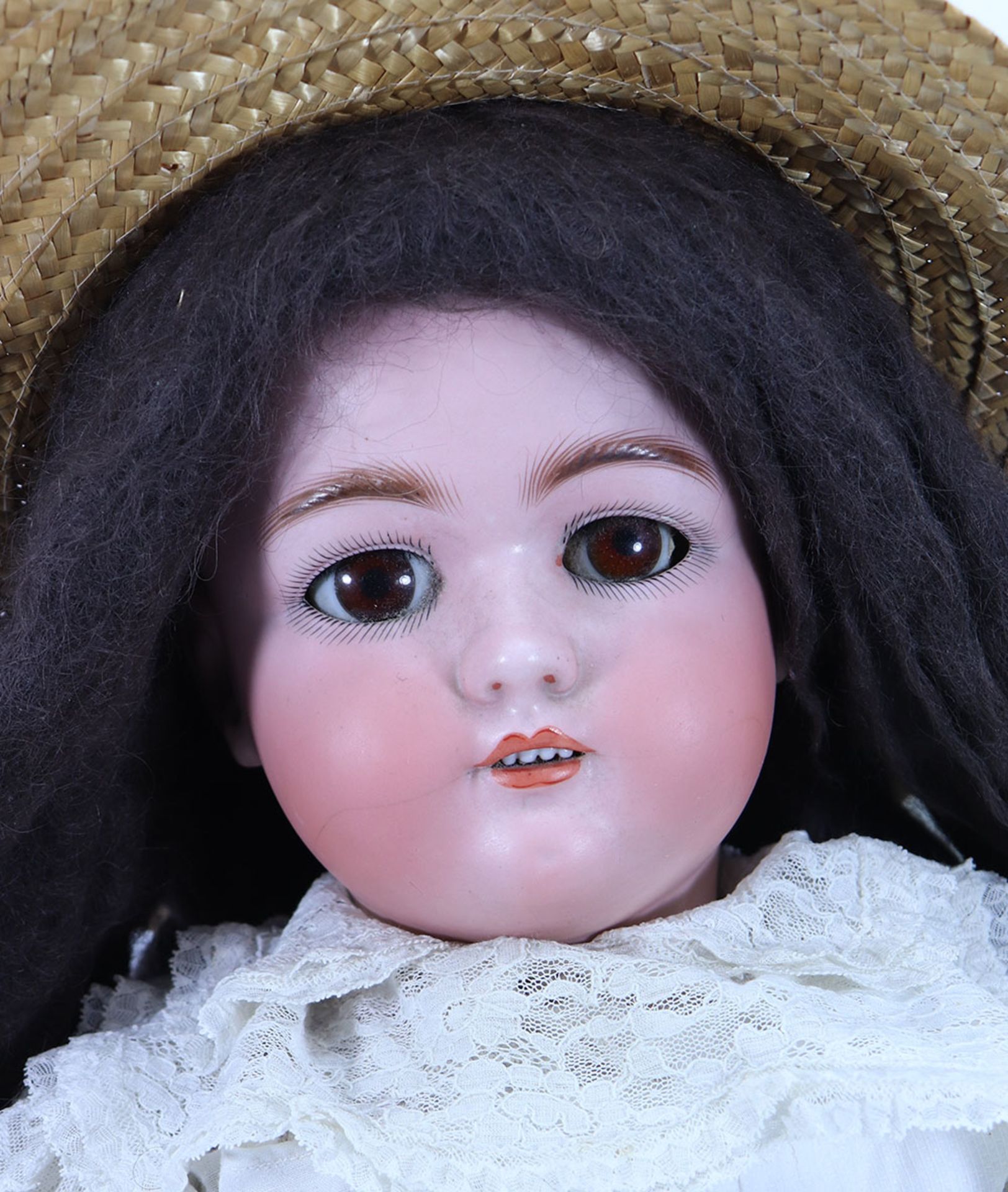 A large Simon & Halbig Jutta 1349 bisque head doll, German circa 1915, - Bild 2 aus 2