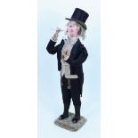 A good and early Gustave Vichy Smoking Gentleman Automata, French 1870s,