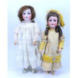 Alt, Beck & Gottschalck 1367 bisque head doll, German circa 1915,