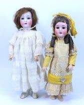 Alt, Beck & Gottschalck 1367 bisque head doll, German circa 1915,