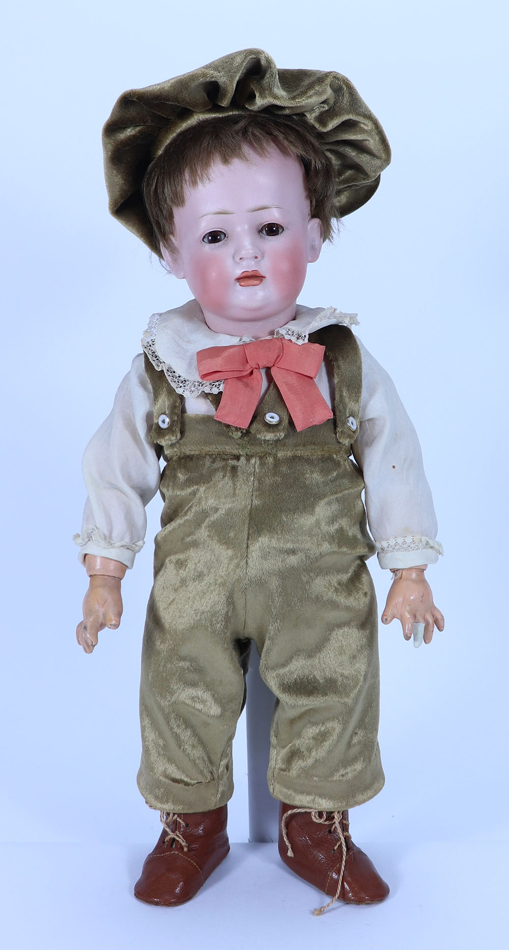 A bisque head ‘Tommy Tucker’ type character doll, German circa 1910,