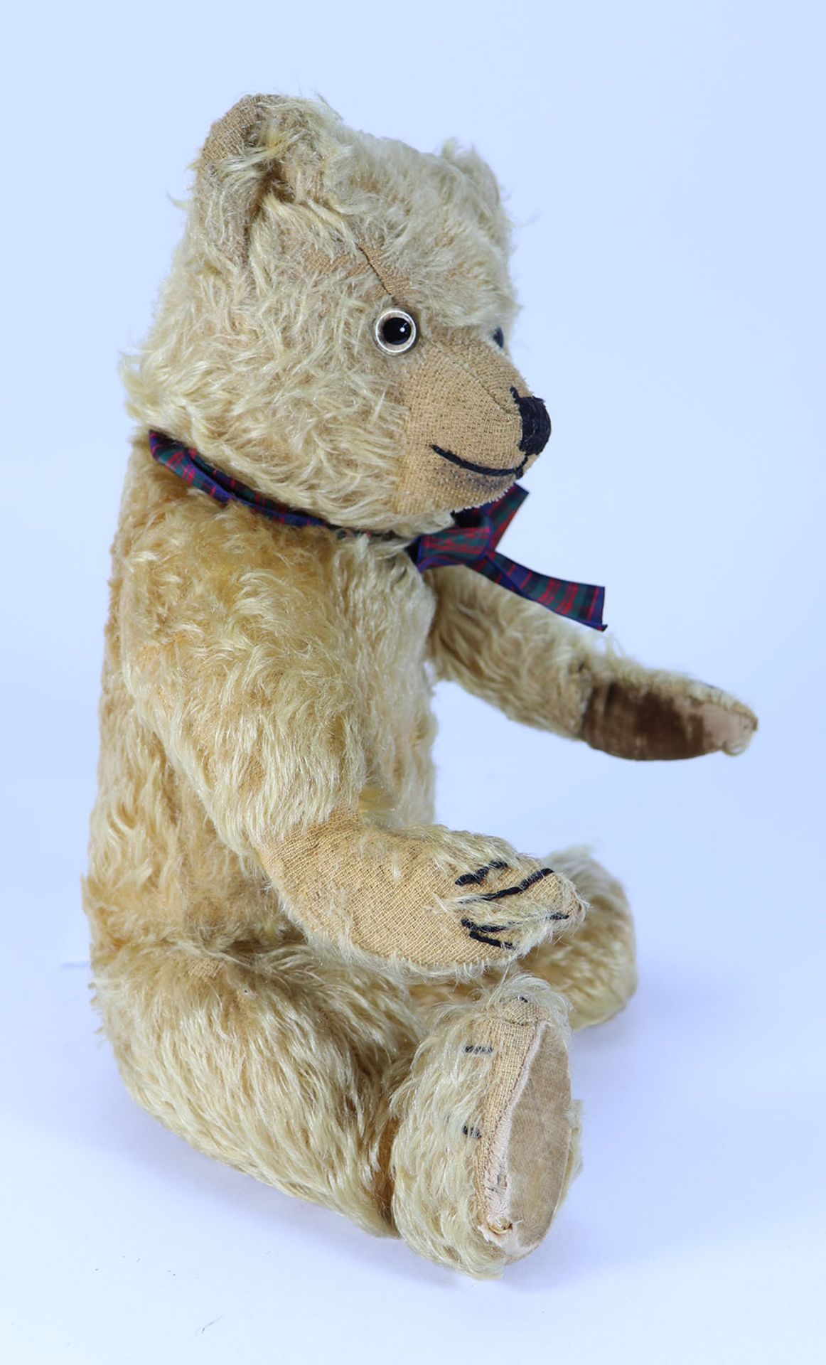 McFetteridge a nice Chiltern golden mohair Teddy bear, 1930s, - Bild 3 aus 3