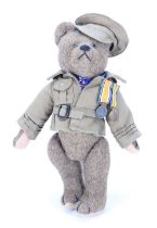 A German burlap Teddy bear, circa 1920,