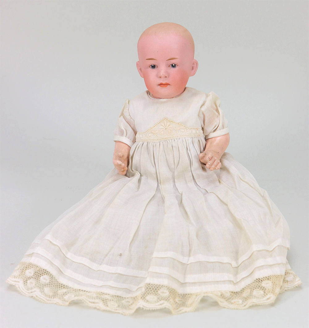 A Grebuder Heubach 7894 bisque head Pouty doll, German circa 1910, - Image 2 of 2