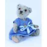 A charming small Chiltern blue mohair Teddy bear, 1920s,