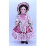 An A.M 1894 bisque head doll, German circa 1915,