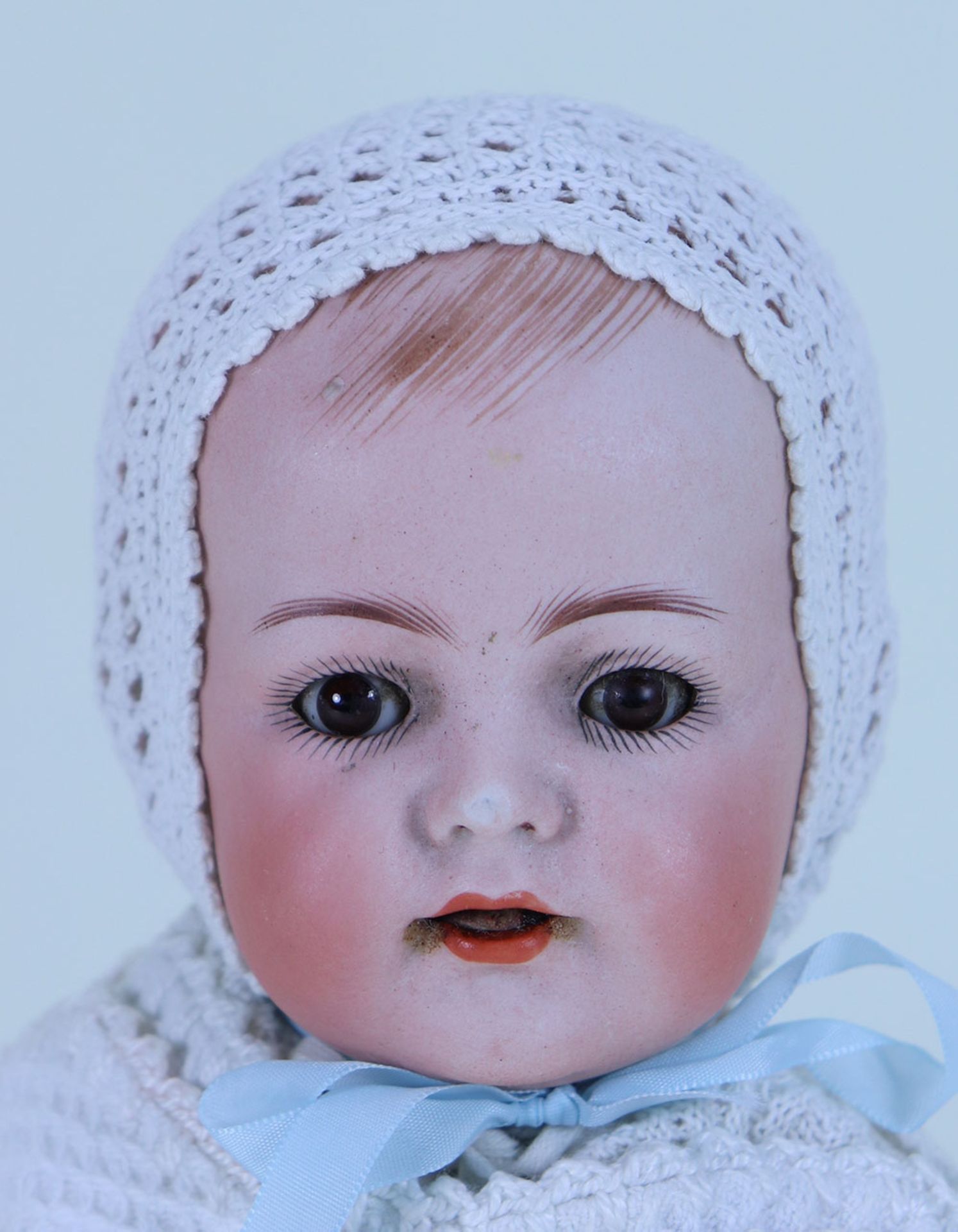 All original Kammer & Reinhardt/Simon & Halbig 127 bisque head character baby doll, German 1910-14, - Bild 2 aus 2