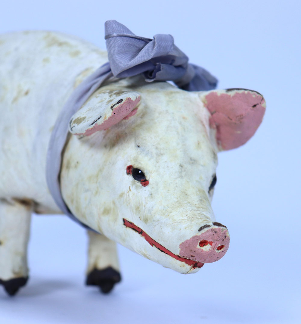 A Roullet and Decamps Pig mechanical toy, French circa 1900, - Image 3 of 3