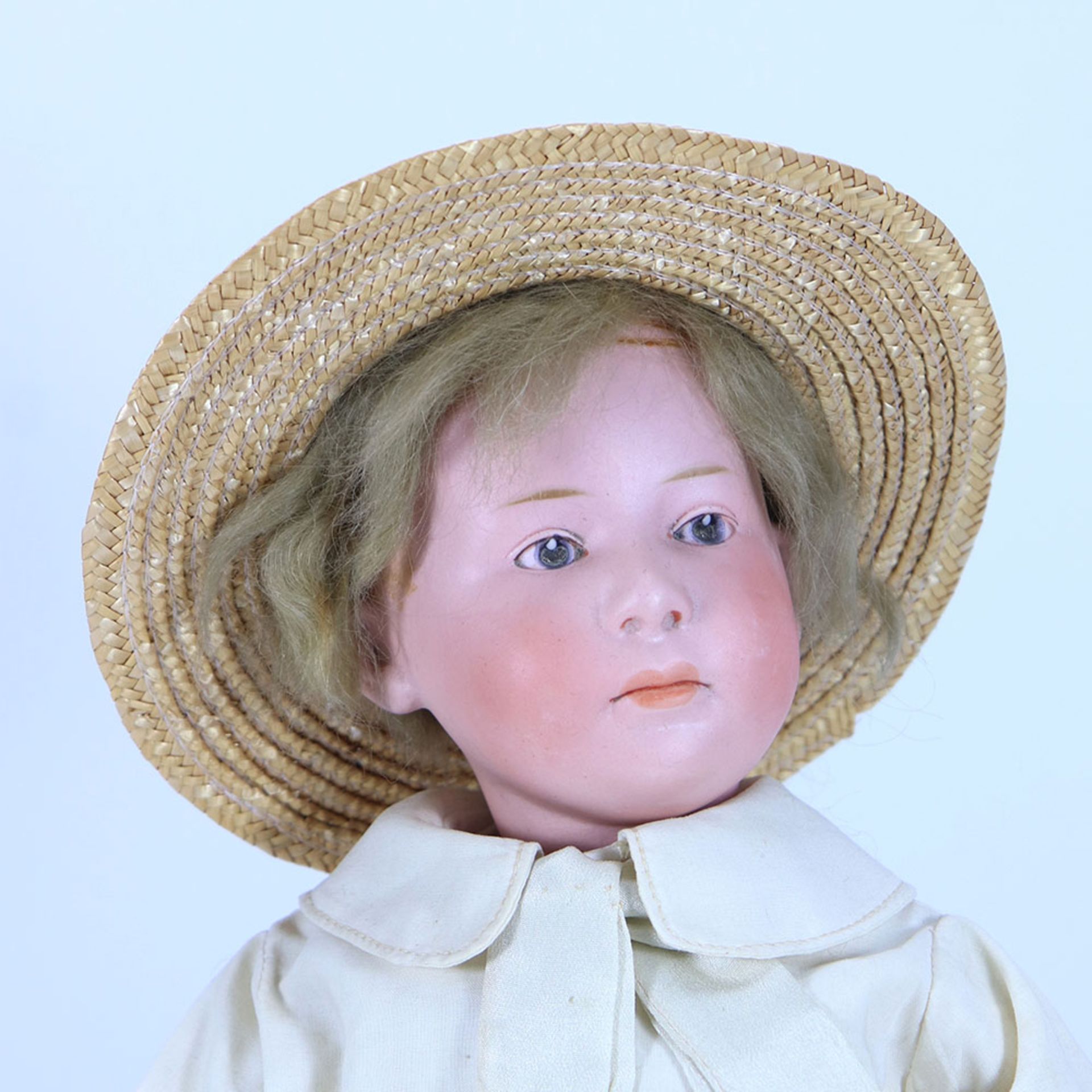 A Heubach ‘Pouty’ bisque head doll, German circa 1910, - Bild 2 aus 2