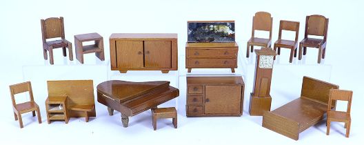 Collection of 1950s/60s Doll House furniture,