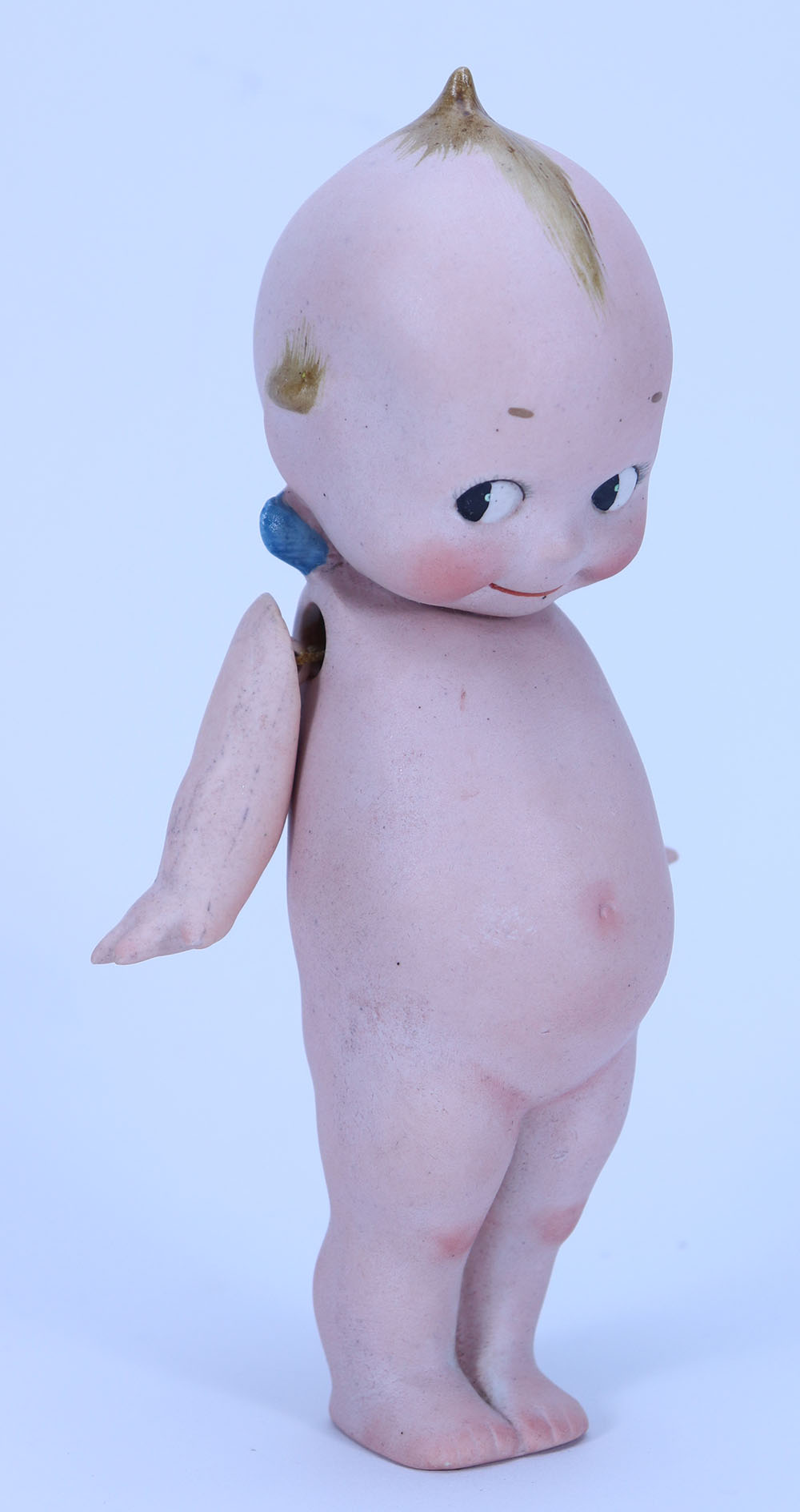 A Rose O’Neill all-bisque Kewpie doll, German circa 1912,