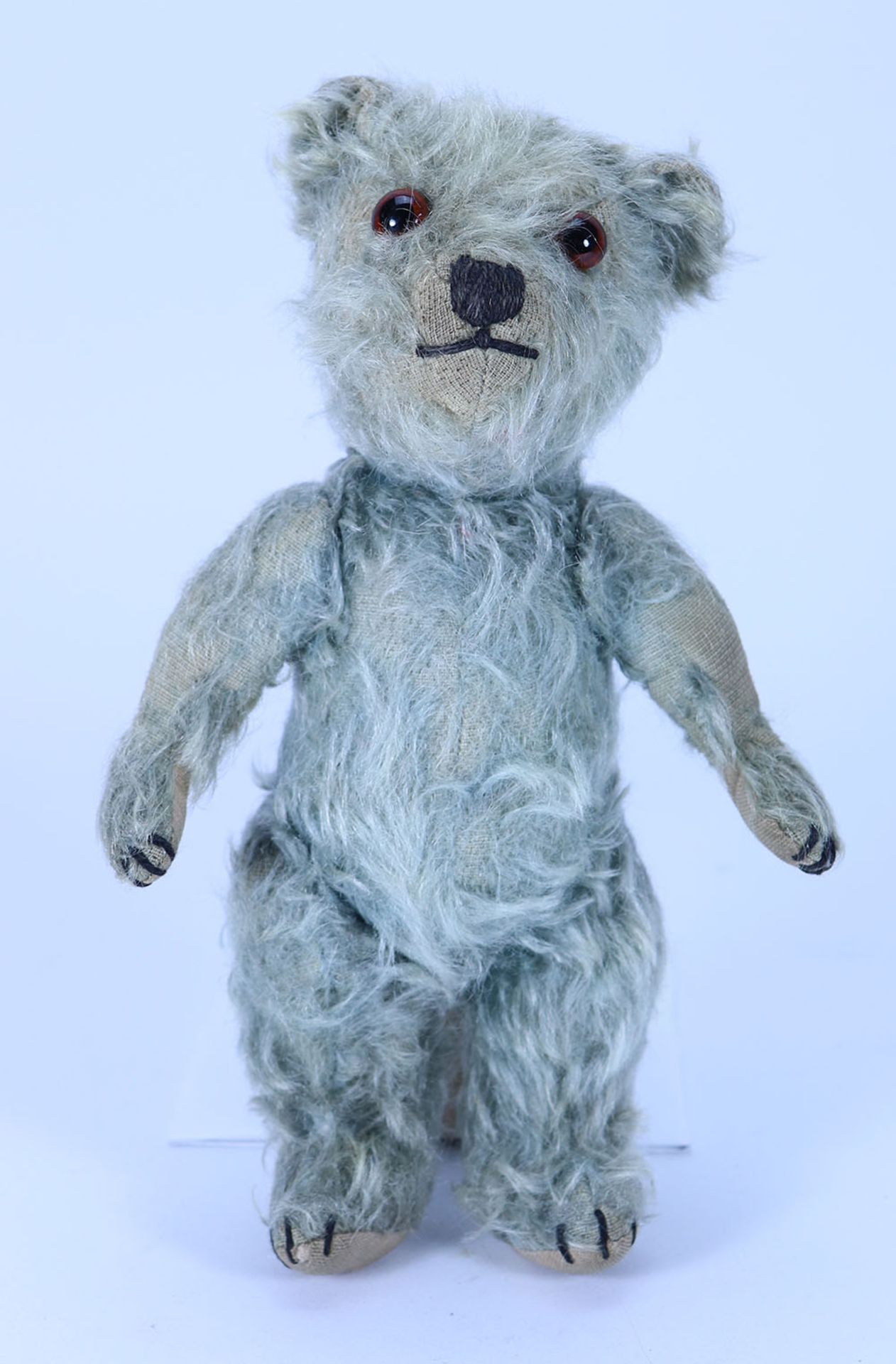 A charming small Chiltern blue mohair Teddy bear, 1920s, - Bild 2 aus 3