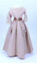 A good early dolls dress, 1840s-50s,